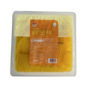 슬라이스단무지 2.8kg 2ea 1box
