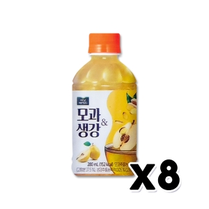 코카콜라음료 미닛메이드 모과생강 280ml (8개)