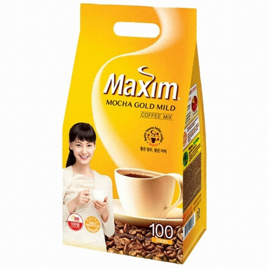 동서식품 맥심 모카골드 마일드 커피믹스 100T (비닐팩) (1개)_이미지