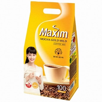 동서식품 <b>맥심</b> <b>모카</b><b>골드</b> 마일드 커피믹스 100T (비닐팩)