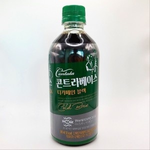 롯데칠성음료 칸타타 콘트라베이스 디카페인 블랙 500ml (18개)