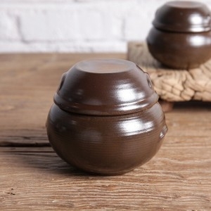 [불명] 손이야기 옹기 자배기 미니 단지 3호 양념 소금항아리 현관소금_이미지