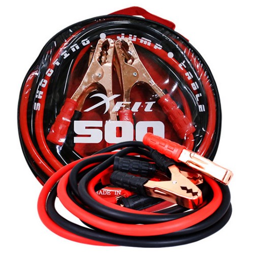 엑스오토 엑스핏 슈팅 점프케이블 500AMP