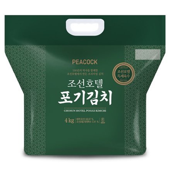 이마트 피코크 조선호텔 포기김치 4kg (2개)