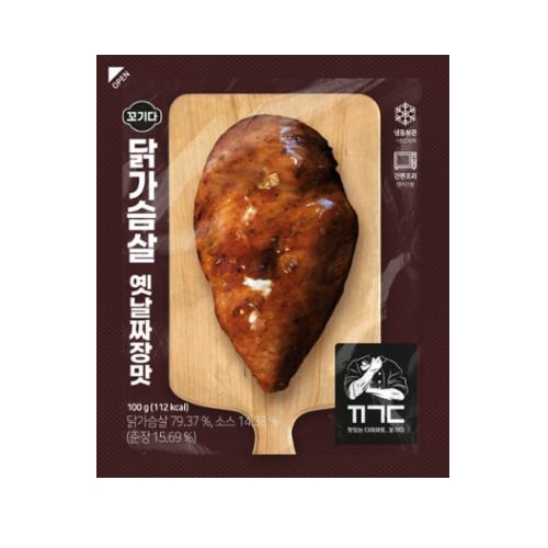  꼬기다 소스 닭가슴살 옛날짜장맛 100g (5개)