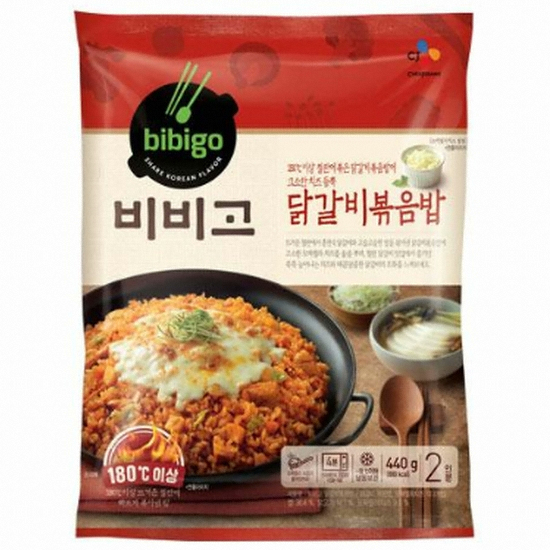 CJ제일제당 햇반 쿡반 닭갈비볶음밥 2인분 440g (5개)_이미지