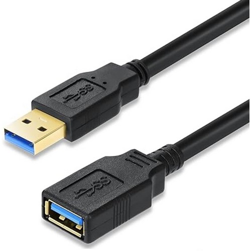 퀄리티어슈어런스코리아 USB 3.0 AM-AF 고급형 연장 케이블 (1.2m)_이미지