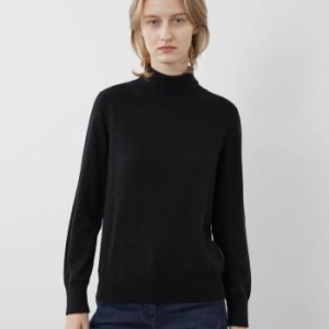 올리비아로렌 HC03 폭스혼방 기본스타일의 터틀넥 니트 탑 VOB BL3W 9351 S23446305_이미지