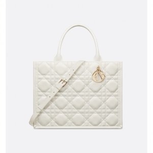 크리스찬디올 북 토트 레더 스트랩 쇼퍼 백 미듐 매크로까나쥬 라떼 M1324OWHP M030_이미지