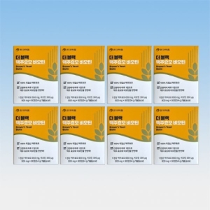 안국약품 더블랙 맥주효모 비오틴 900mg 60정 (8개)_이미지