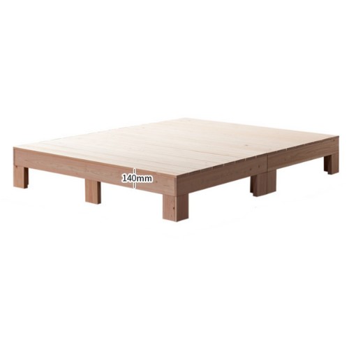 동서가구 로제 무헤드 편백나무 침대 K (필로우탑독립)_이미지