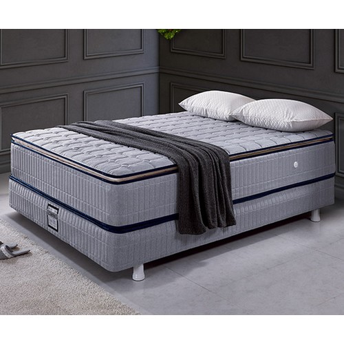 동서가구 로제 무헤드 편백나무 침대 K (필로우탑독립)_이미지