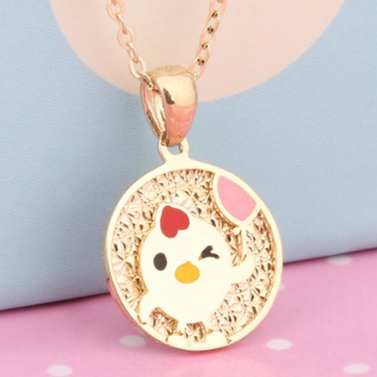 골드팡 18K 미아방지 골드꼬꼬 목걸이_이미지