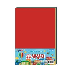 종이나라 양면색상지 120g A4 (100매)_이미지