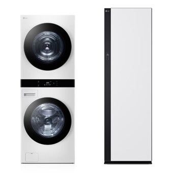 LG전자 트롬 오브제컬렉션 워시타워 WL21WDU + 스타일러 SC5MSR82H