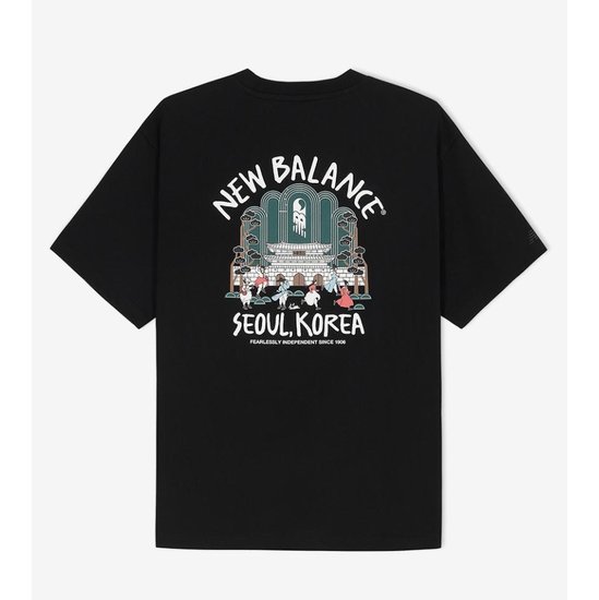 뉴발란스 서울 시티러닝 티셔츠 BB NBNEG1A073