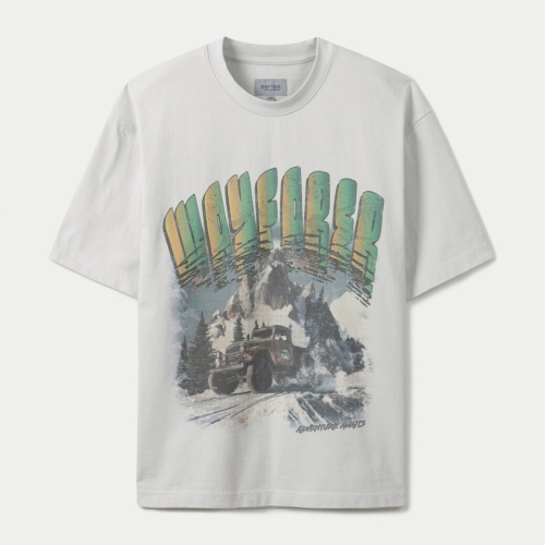 프린트 오버핏 반팔티 SATAM25993GYL