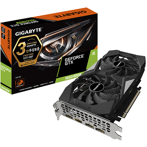 GIGABYTE ������ GTX 1660 SUPER UDV D6 6GB ���̾���