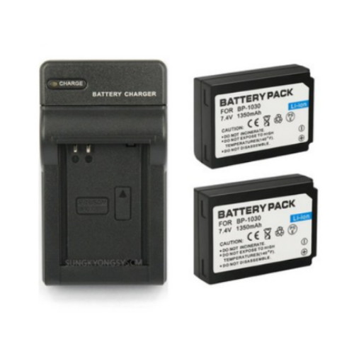 디플러스 삼성전자 BP-1030,BP-1130 호환 충전기 키트 (호환배터리 2개)