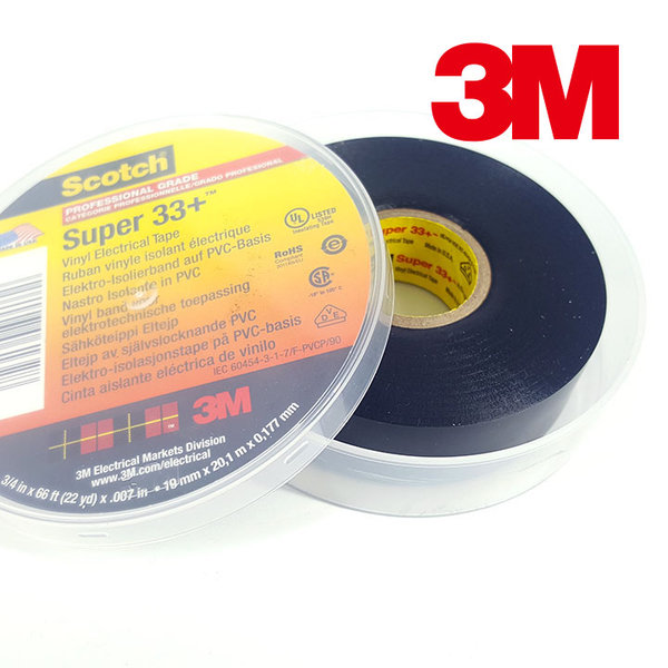3M 스카치 전기 절연 테이프 Super 33+ 19mm이미지입니다. 누르면 해당 게시물로 새창이동합니다.