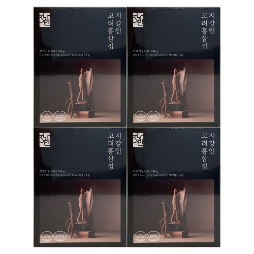금산홍삼랜드 지강인 6년근 고려 홍삼정 240g (4개)_이미지