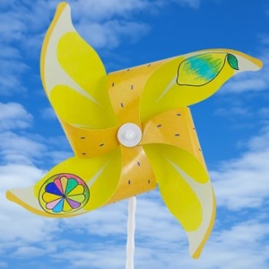 시원한 과일 바람개비 만들기 레몬 1147431