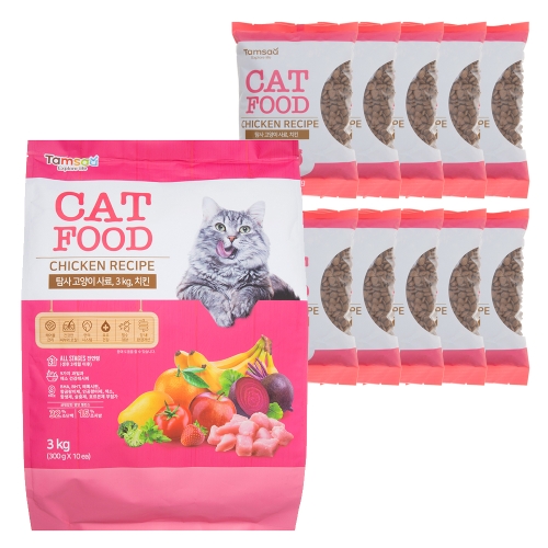 탐사 고양이 사료 치킨 3kg (2개)_이미지