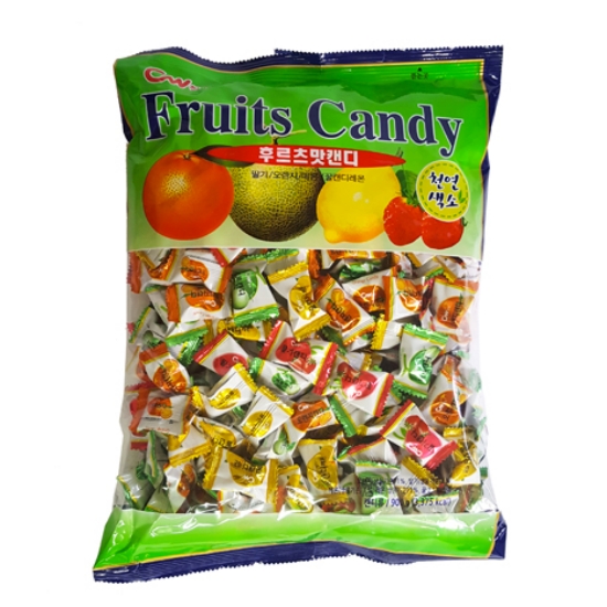 청우식품 후르츠종합캔디 900g (1개)