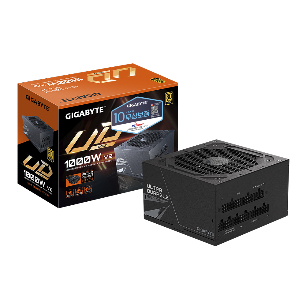 GIGABYTE UD1000GM PG5 V2 80PLUS골드 풀모듈러 ATX3.1 피씨디렉트_이미지