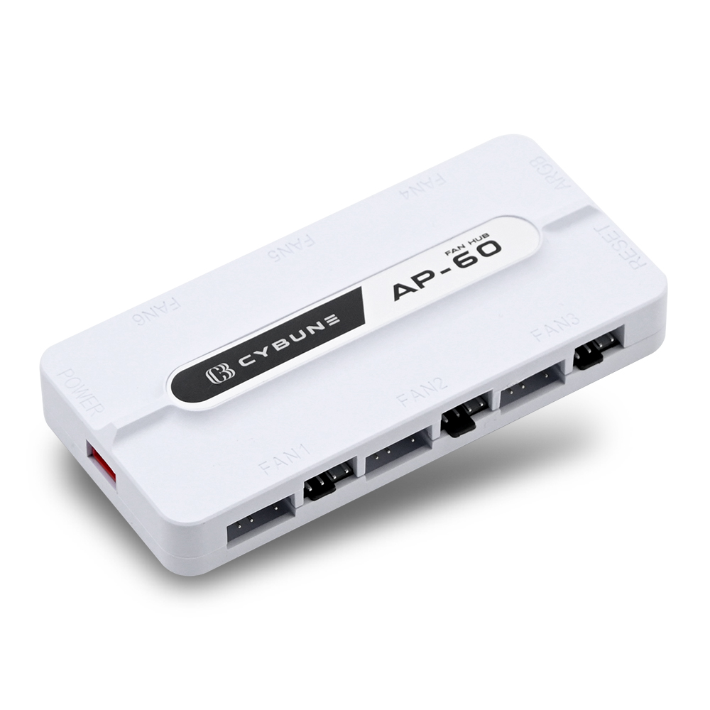 싸이번 AP-60 ARGB FAN HUB (화이트)_이미지