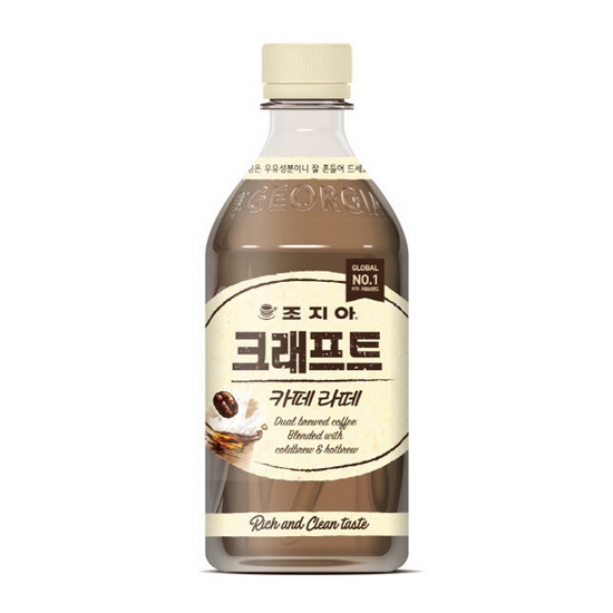 코카콜라음료 조지아 라떼 470ml (48개)_이미지