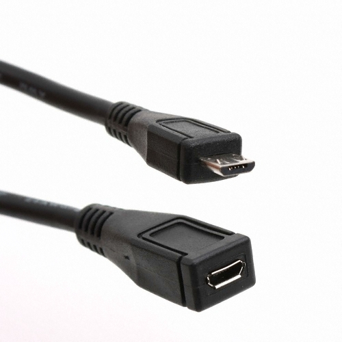 라이트컴 COMS USB Micro B (M/F) 연장 케이블 (NA720, 0.3m)_이미지