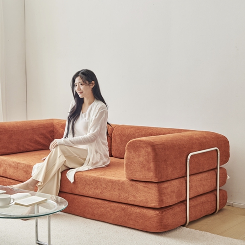 동서가구 스너피 모듈 압축 패브릭 소파 2인용_이미지