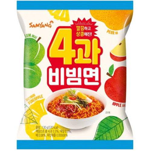 삼양식품 4과비빔면 130g (1개)