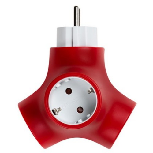 천하지엘씨 파워존 3구 16A 테트라포드 고용량 오리지널 멀티탭 (1개)_이미지