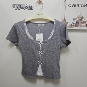 오버톤 DP01 리본포인트티 KBTI710_이미지