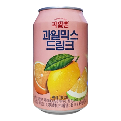 해태음료 과일촌 과일믹스 드링크 340ml (48개)