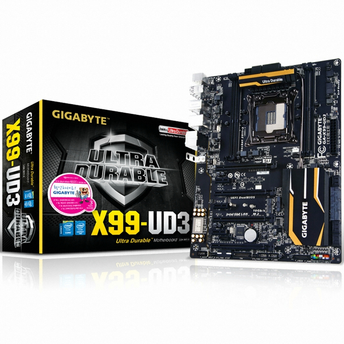 GIGABYTE GA-X99-UD3 듀러블에디션 제이씨현_이미지