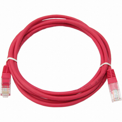 강원전자 NETmate CAT.5E UTP 다이렉트 랜케이블 레드 (NMC-U510R, 10m)_이미지