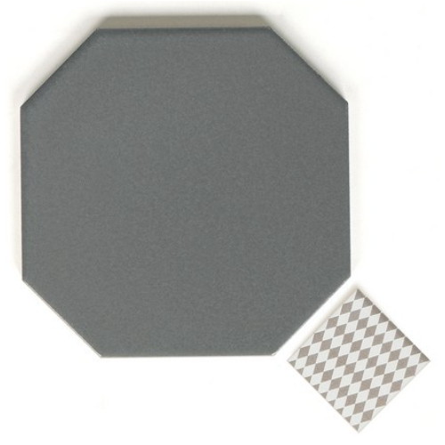 모네스페스 팔각 옥타곤 자기질 타일 그레이
