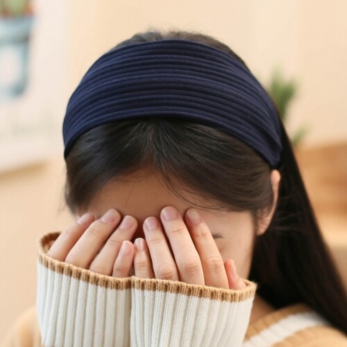 [불명] GKS47730 엔젤슈슈 베이직 골지 헤어밴드 면 데일리 머리띠