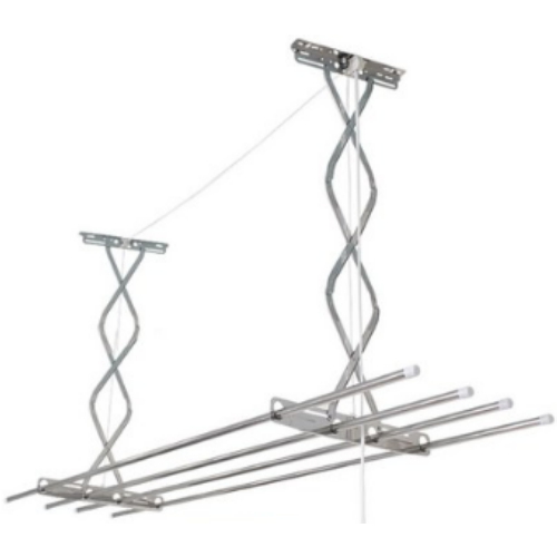 컴엔텔상사 천장 빨래건조대 3단 4봉 연결형봉