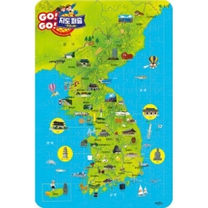 퍼즐사랑 판퍼즐  06. 고  고  우리나라 지도  판퍼즐  108조각   29.5 44  cm  지도 직소퍼즐 모음전 BEST 50_이미지