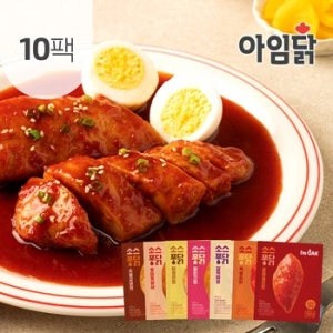 아임닭 소스퐁닭 닭가슴살 100g 7종 (10개)_이미지