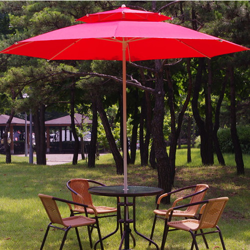 2층 고정식 파라솔 킹특대형