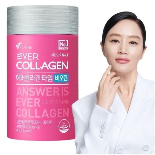 뉴트리 에버콜라겐 에버콜라겐 타임비오틴 3g 30포 (12개)_이미지