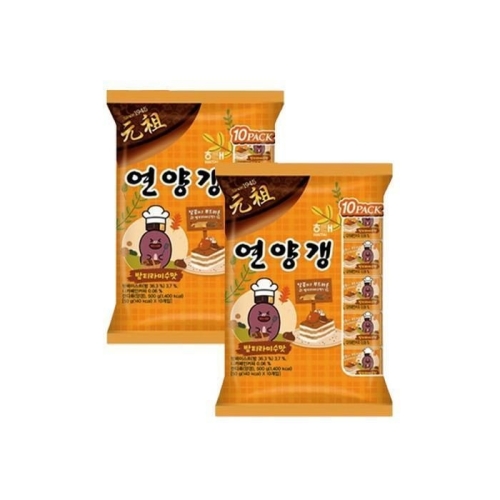 해태제과 연양갱 오리지널맛 + 연양갱 밤티라미수맛 (2개)_이미지