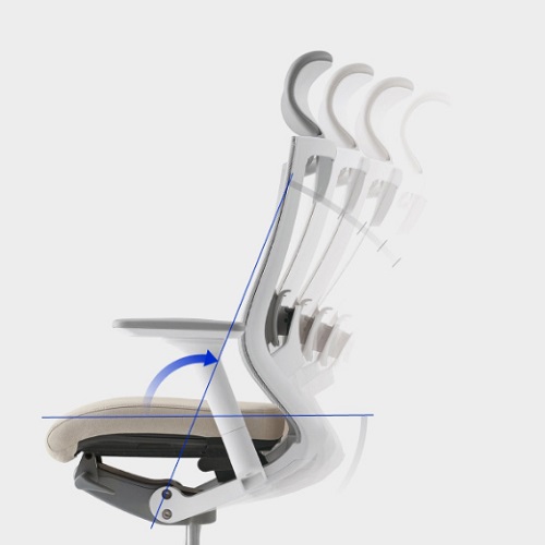 시디즈 T50 화이트 컴퓨터 책상 의자 HLDA_이미지