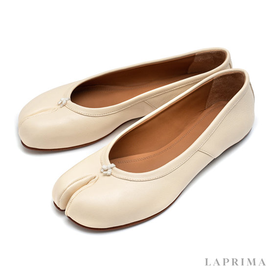 메종마르지엘라 타비 발레리나 플랫 슈즈 S58WZ0042 P3753 (T1003, 베이지)_이미지