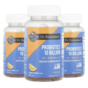 가든오브라이프 Dr. Formulated 프로바이오틱스 100억 오렌지맛 60구미 (3개)